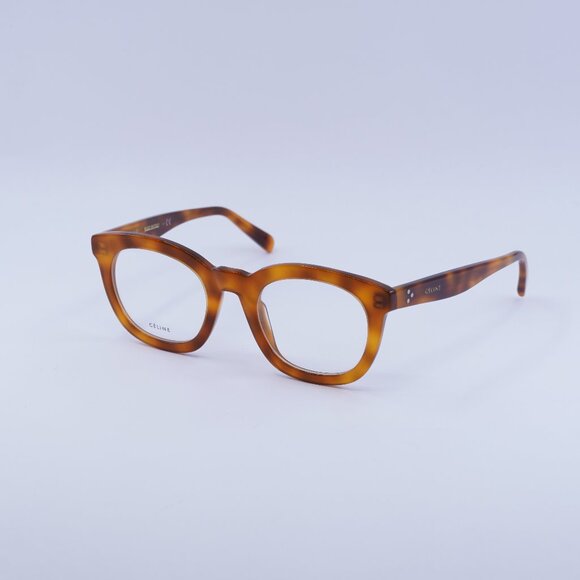 🕶️ New Celine CL50004I 053 Eyeglasses - Light Havana Frame - Picture 1 of 9